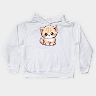 Sad Cat Looking for a Hug Kids Hoodie